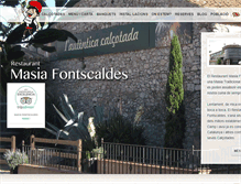 Tablet Screenshot of masiafontscaldes.com